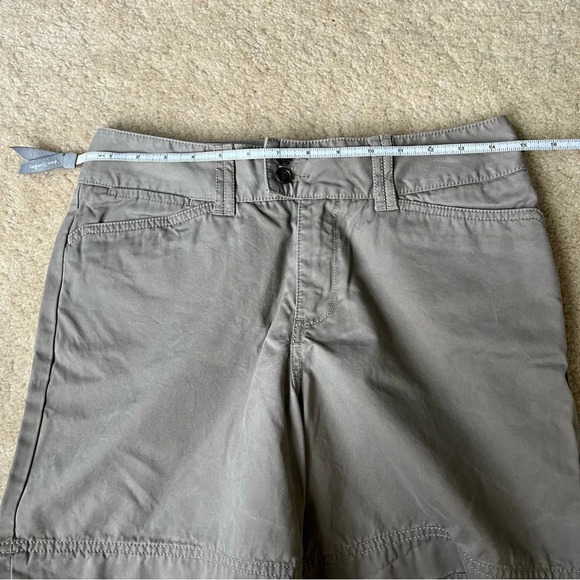 ✨EDDIE BAUER Women’s Mercer Fit Brown Shorts - Size 4 - VGUC - 100% Cotton - Picture 6 of 7